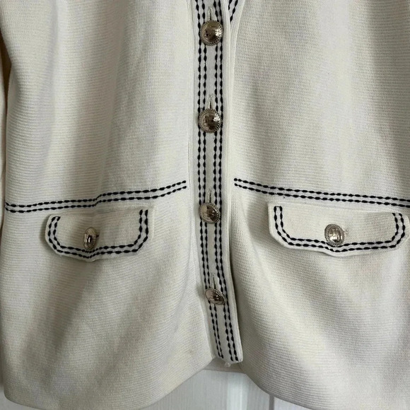 MAJE Mollie Topstitch Cardigan - Picture 4 of 9